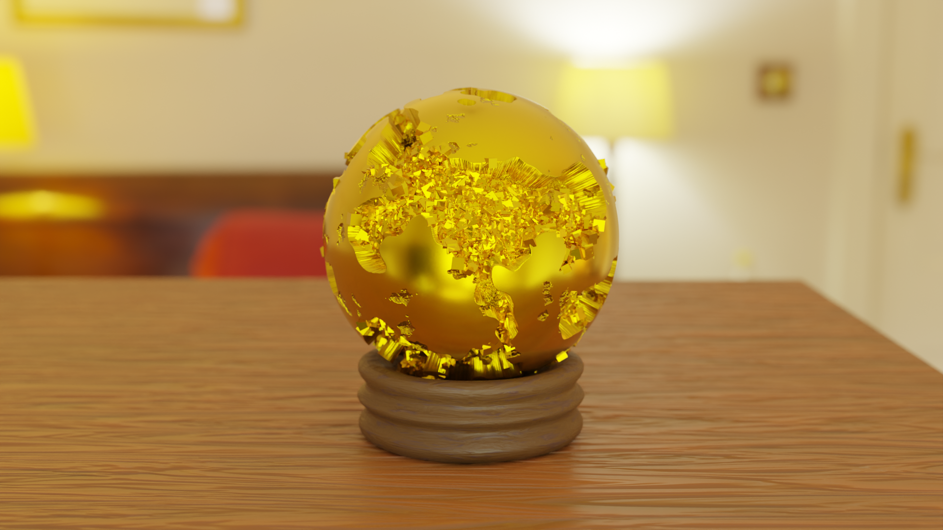 Pyrite Ball after 30 minutes for a challenge